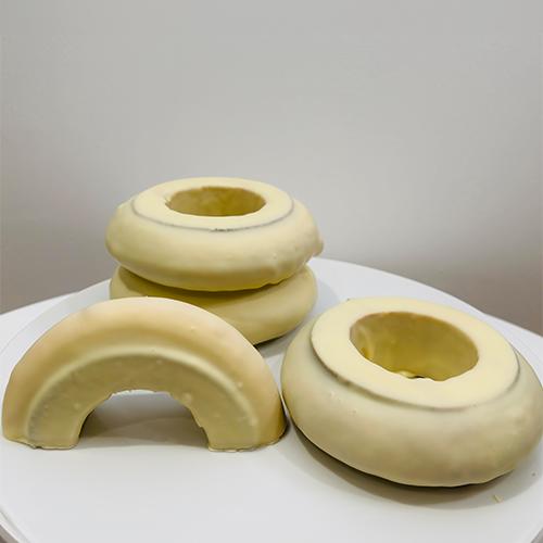 Baumkuchen mit weißer Schokolade
