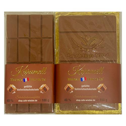 Gefüllte Vollmilchschokolade Karamell – Fleur de Sell